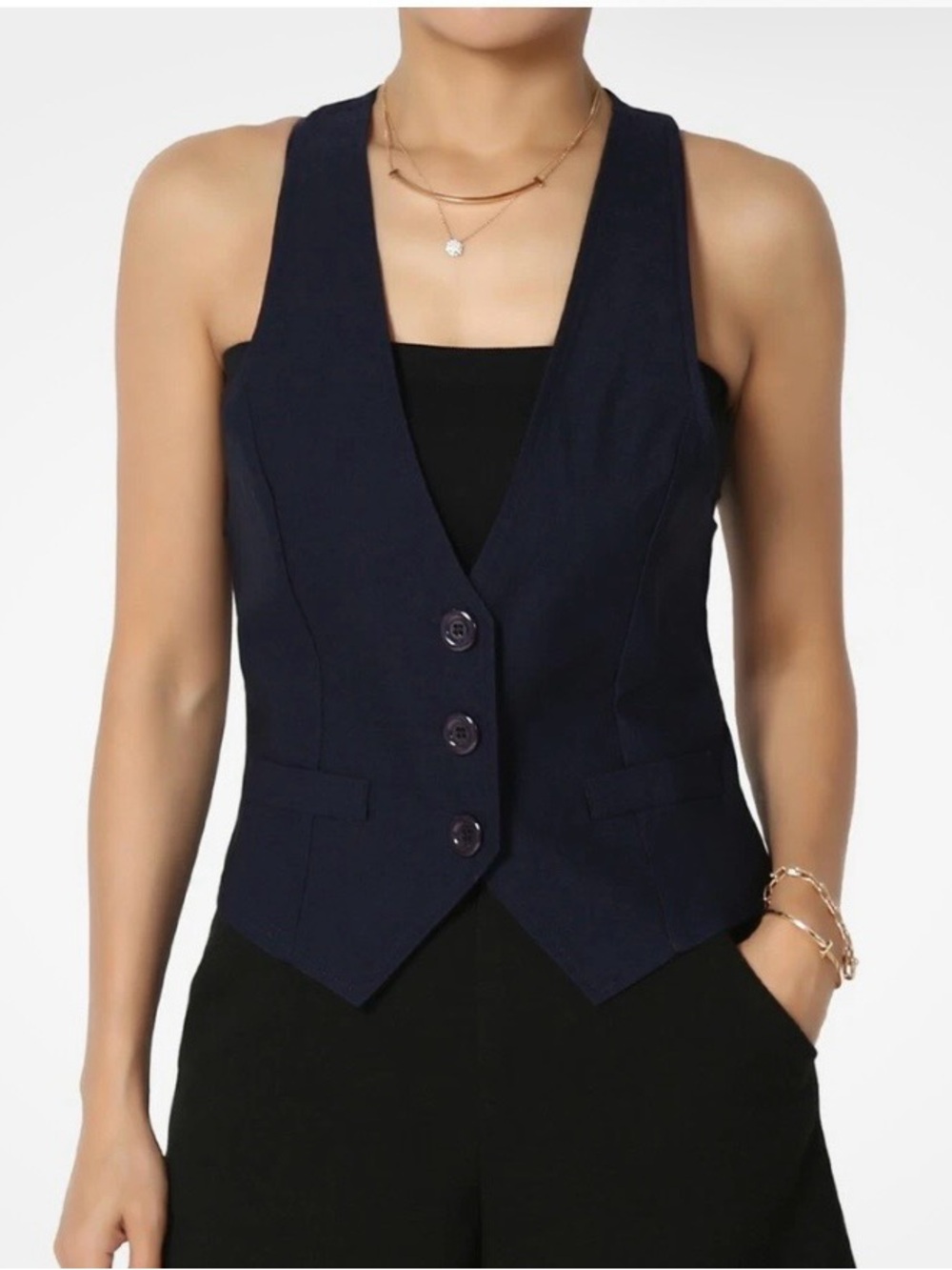 THEMOGAN Navy vest